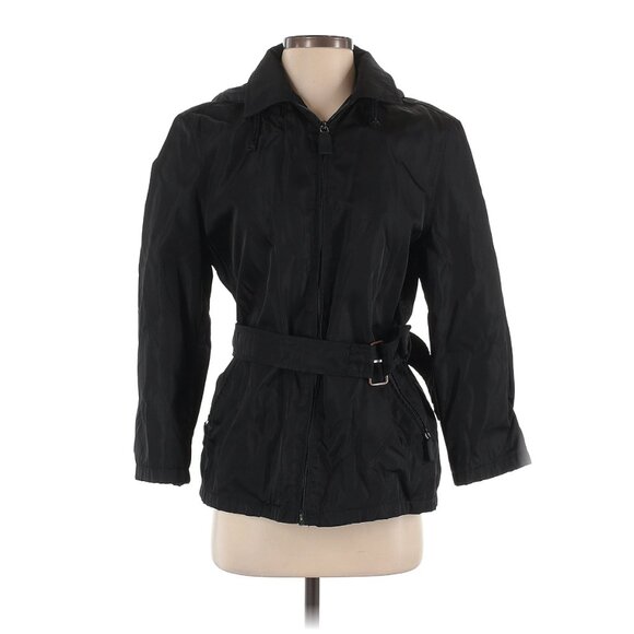 Vintage Prada Nylon Belted Rain Jacket - Picture 1 of 8